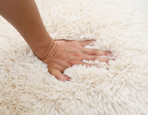 English Elm Contemporary Sculpted Barrel-Back Arm Chair with Smooth Casters, Neutral Textured Upholstery, Stylish Accent Seating Beige 29 L x 36 W x 33 H B2741P401376