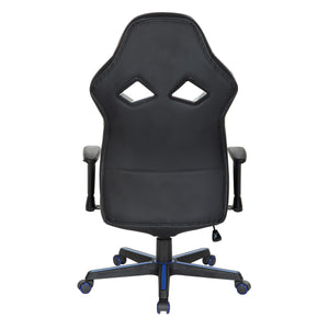 OSP Home Furnishings Vapor Gaming Chair Blue/Black
