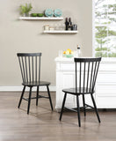 OSP Home Furnishings Eagle Ridge Dining Chair Black