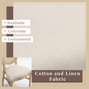 English Elm French Country Dining Chairs Set Of 2 - Elegant Upholstered, Stackable & Versatile For Any Space W3426P324205