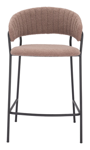 Josephine Counter Stool - Set of 2 Brown 109672 Zuo Modern