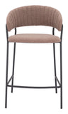 Josephine Counter Stool - Set of 2 Brown 109672 Zuo Modern