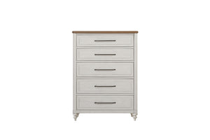English Elm Drwaer Chest in Cement and Sand Finish — Solid Mindi Veneer, Felt & Cedar Lined Drawers, Classic Elegance B2699P395254