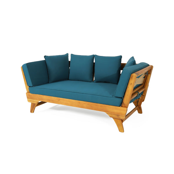 English Elm Christopher Knight Home® - Expandable Daybed With Cushions – Versatile Acacia Wood Outdoor Sofa, Water-Resistant & Stylish 69489.00DT