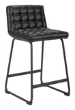 Pago Counter Stool - Set of 2 Black 110068 Zuo Modern