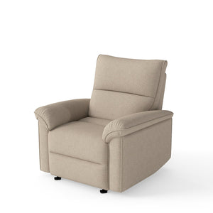 English Elm Power Lift Recliner Velvet Chair with Extended Footrest and Cup Holders for Elderly W1028S00062