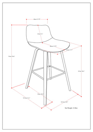 English Elm Harvard Bentwood Counter/Bar Height Stool Set of 2 – Mid-Century Natural Linen-Style Upholstered Seats, Chrome Footrest B2732P253610