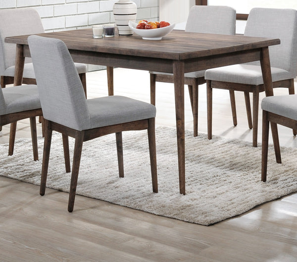 English Elm Contemporary Walnut Dining Table 59"x36" Solid Wood Look Melamine MDF Rectangle for Stylish Meals B011P203548
