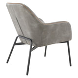 OSP Home Furnishings Brooks Accent Chair  Grey