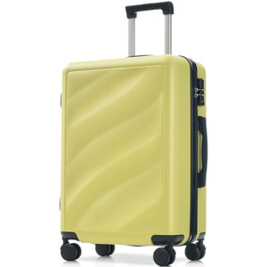 English Elm Luggage Set Three Piece Hard Shell Abs Suitcases with Spinner Wheels Tsa Lock Travel Tea Green N730P304620G