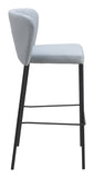 Linz Barstool - Set of 2 Gray 109783 Zuo Modern