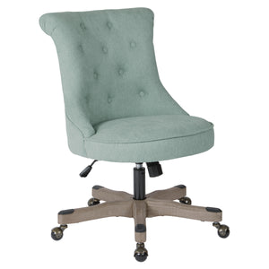 OSP Home Furnishings Hannah Tufted Office Chair Mist