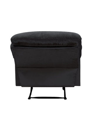English Elm Black Recliner Memory Foam Seat with Pillow Top Arms, External Latch Recliner, Tight Back Comfort B062P215434