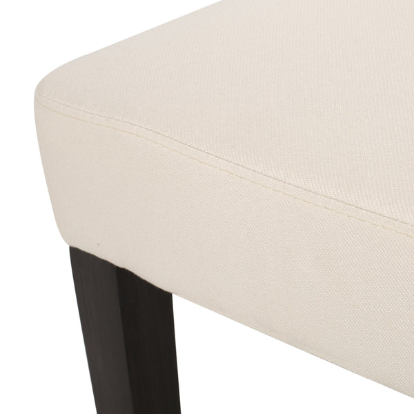 English Elm Dining Chair Set of 2 Upholstered Rubberwood Tapered Legs Contemporary Room N767P411077L