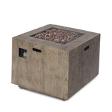 Christopher Knight Home® - Noble House - Wellington Outdoor 33-Inch Square Fire Pit