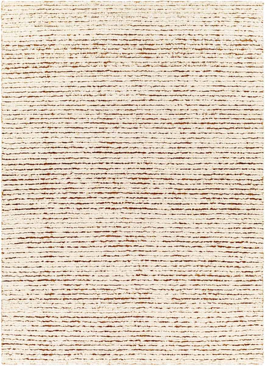 Brentford BFD-2300 9' x 12' Handmade Rug BFD2300-912  Light Gray, Dark Brown Surya