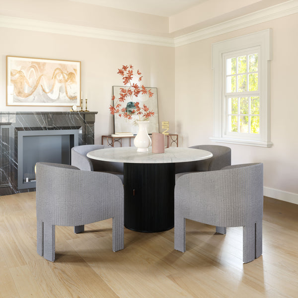 Hull Accent Chair Slate Gray 110105 Zuo Modern