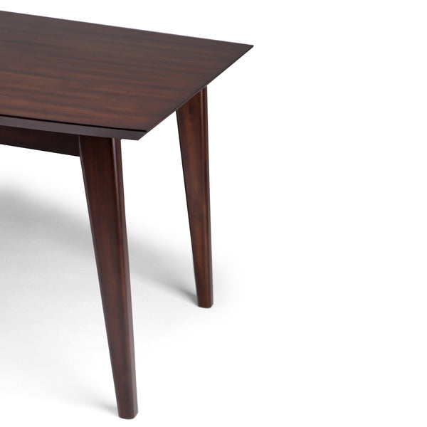 English Elm Draper Dining Table - Handcrafted Java Brown Mid-Century Modern Centerpiece For Stylish Spaces B136P158594