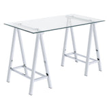 OSP Home Furnishings Middleton desk Chrome