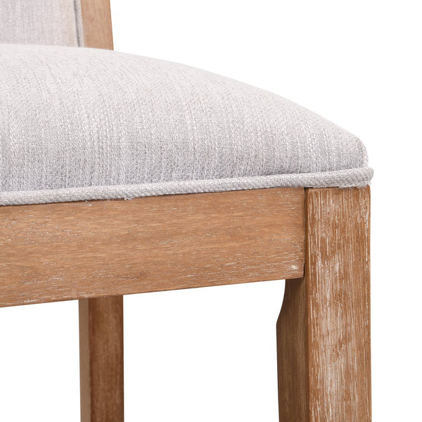 English Elm Christopher Knight Home® - 30.5 Inch Bar Stools Set of 2 with Upholstered Fabric Seats, Rubberwood Frame, 30.5" Height, 300 lb Capacity Beige,Wood N780P192217N