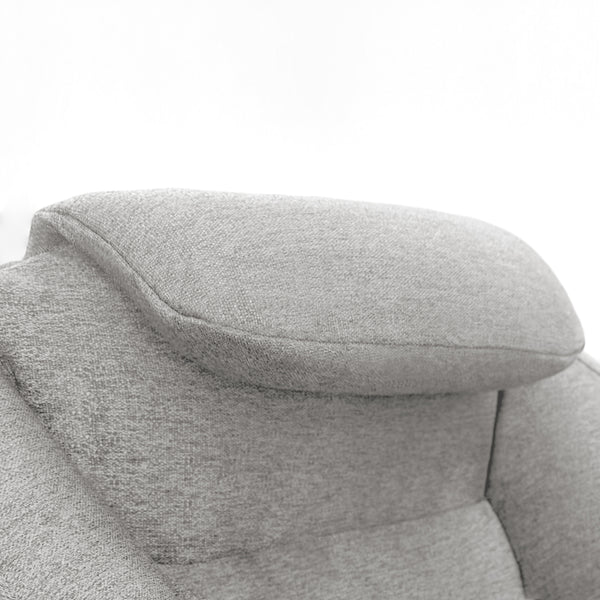 English Elm One Size Cloud Inflatable Ergonomic Couch with Headrest Five Chamber Portable Seat Grey B035P408428