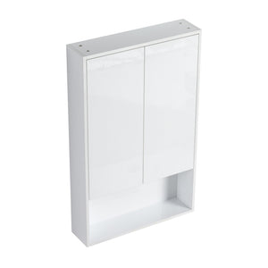 English Elm 24" Bathroom Wall Cabinet - Space-Saving Float Mount Design With Soft-Close Doors For Modern Homes W999P312052