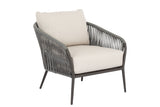 Florence Club Chair in Echo Ash, No Welt SW4201-21-ASH-STKIT Sunset West