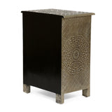 Christopher Knight Home® - Noble House - Deschutes Handcrafted Boho 3 Drawer Nightstand