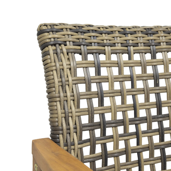 English Elm Christopher Knight Home® - HAMPTON Acacia Wood Dining Chair Pair with Handwoven Wicker Seats and Durable Velvet Finish Natural Stained 60400.00