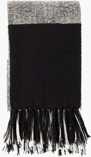 Surya Bufflonne 50"W X 60"L Cozy Throw Blanket - Rustic Charm, Durable Acrylic, Perfect For Any Space! Cream Acrylic Bfn1001-5060