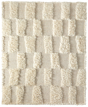 Feizy Rugs Ashby Hand-woven Wool Rug - Timeless Transitional Design With Geometric Patterns For Any Room Ivory Wool Ash8907fivybgee50