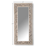 Parker House Crossings Eden Floor Mirror Toasted Tumbleweed Solid Mango EDE#M3681