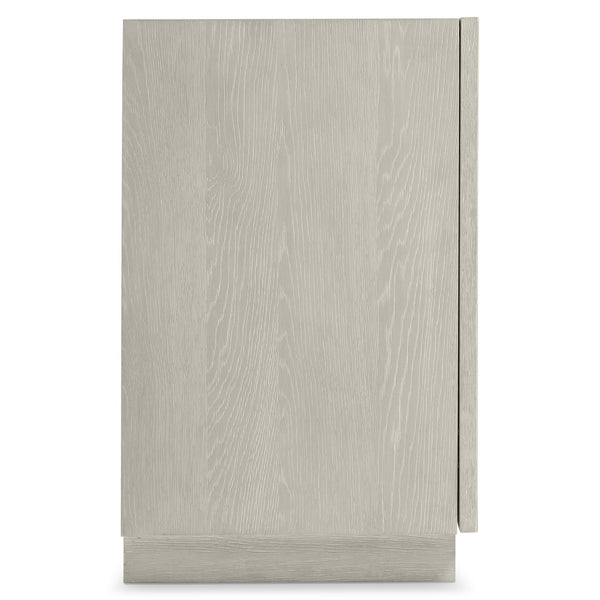 Bernhardt Bernhardt Tempo Buffet With Wire‑Brushed Oak & Sandblasted Aluminum Overlays, Soft‑Close Storage 346132