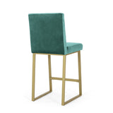 Christopher Knight Home® - Noble House - Toucanet Modern Glam Velvet Barstools - Set Of 2