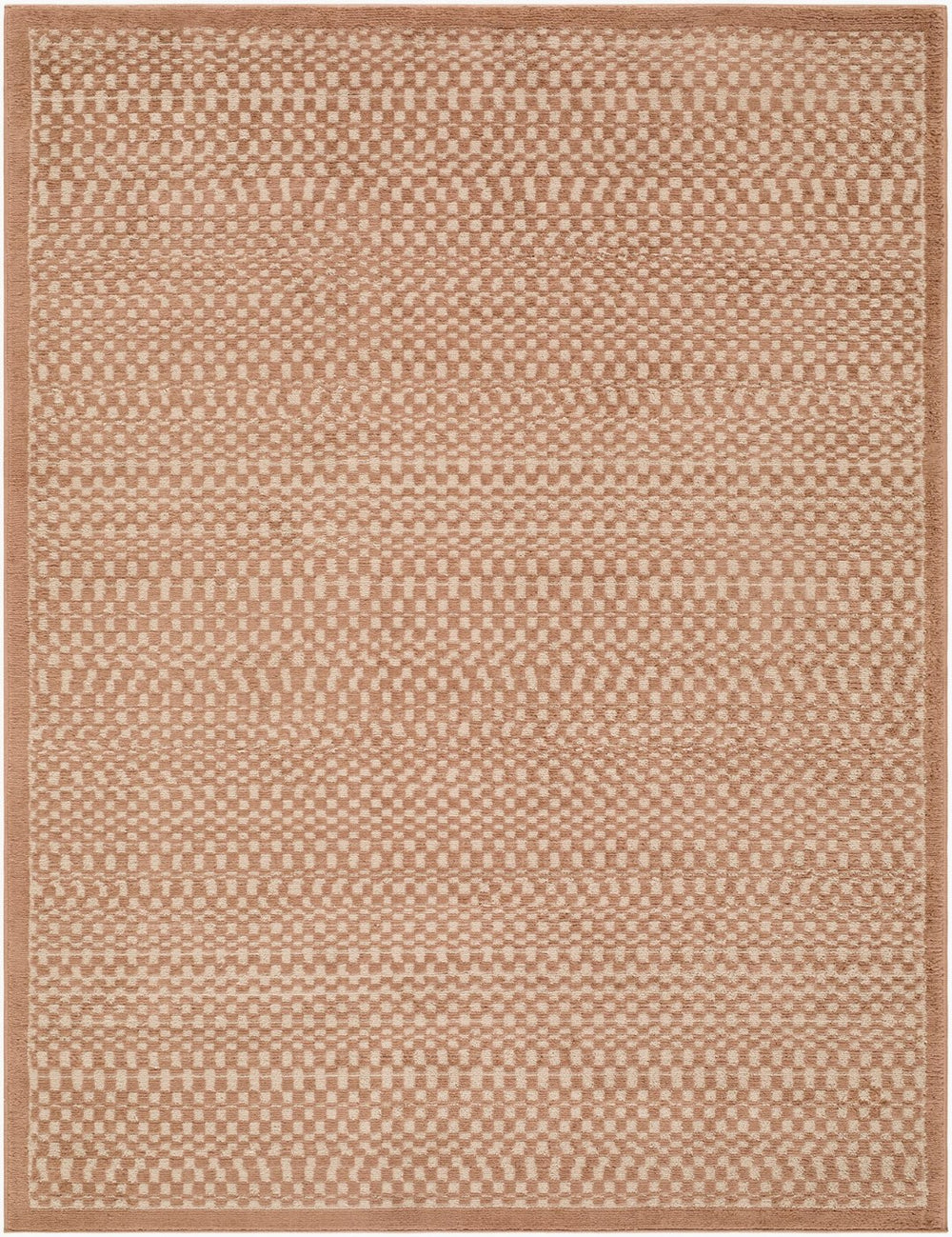 Livabliss Brugge Machine Woven Polypropylene Area Rug for High Traffic Living Spaces in Turkey Medium Brown, L 7'10" x 10' BGG2314-71010