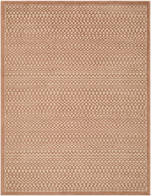 Livabliss Brugge Machine Woven Polypropylene Area Rug for High Traffic Living Spaces in Turkey Medium Brown, L 7'10" x 10' BGG2314-71010