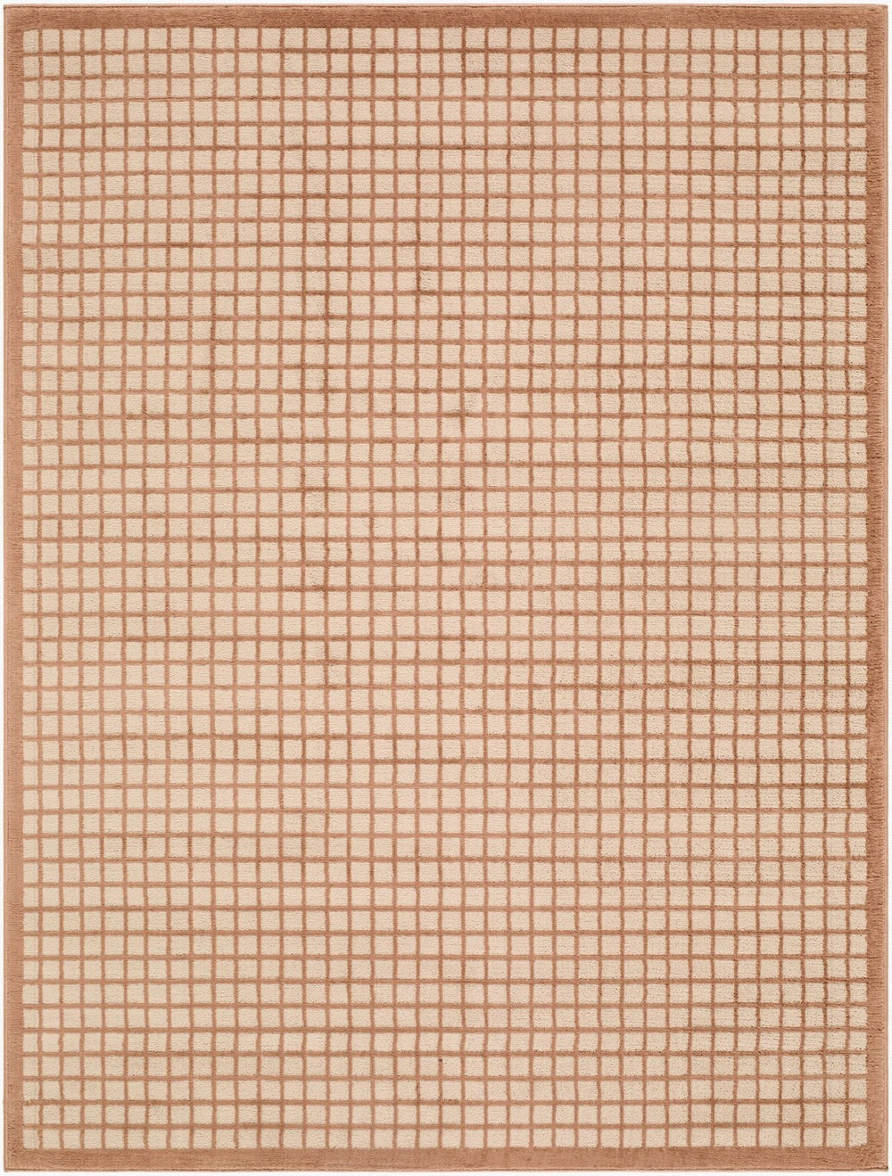 Livabliss Brugge Collection Machine Woven Polypropylene Area Rug for Living and Dining Rooms Medium Brown, L 5'3" x 7' BGG2315-537
