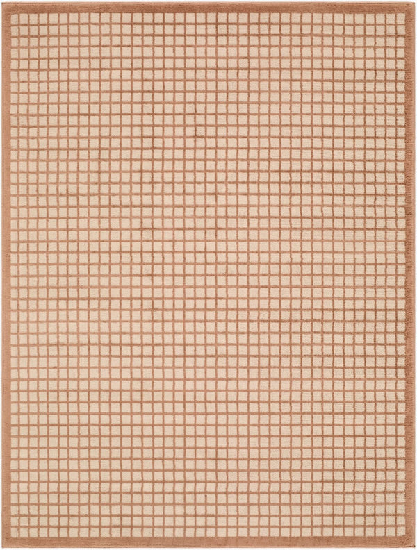Livabliss Brugge Collection Machine Woven Polypropylene Area Rug for Living and Dining Rooms Medium Brown, L 5'3" x 7' BGG2315-537