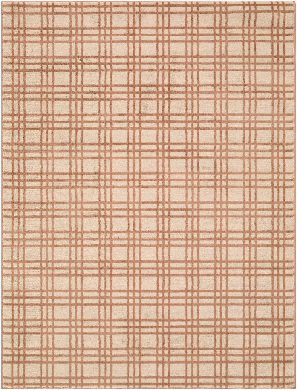 Livabliss Brugge Machine Woven Polypropylene Area Rug for Living Room or Dining Space Light Brown, Me 7'10" x 10' BGG2316-71010