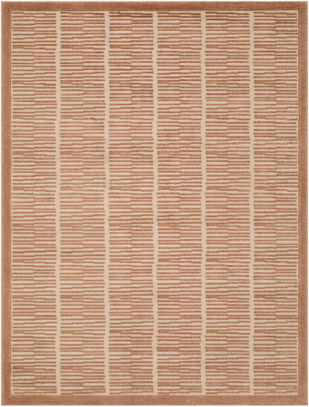 Livabliss Brugge Traditional Area Rug Machine Woven Polypropylene Polyester for Living Dining Rooms Light Brown, Me 5'3" x 7' BGG2317-537