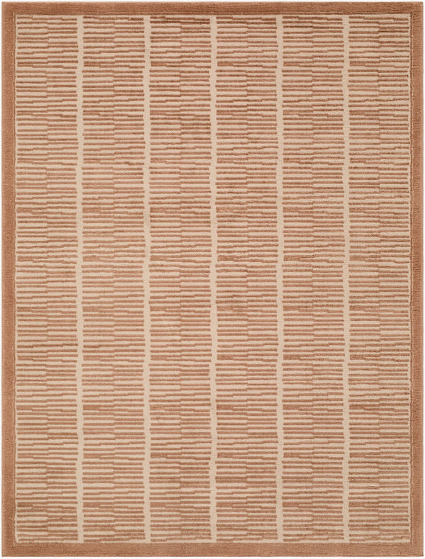 Livabliss Brugge Traditional Area Rug Machine Woven Polypropylene Polyester for Living Dining Rooms Light Brown, Me 5'3" x 7' BGG2317-537