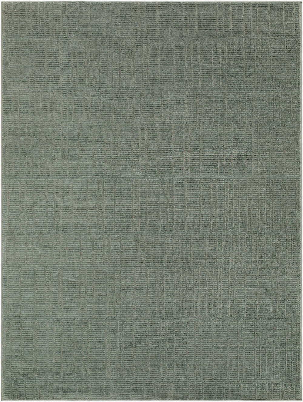 Livabliss Brugge Machine Woven Turkish Area Rug Low Pile Polypropylene Blend for High Traffic Rooms Dark Green, Med 5'3" x 7' BGG2320-537