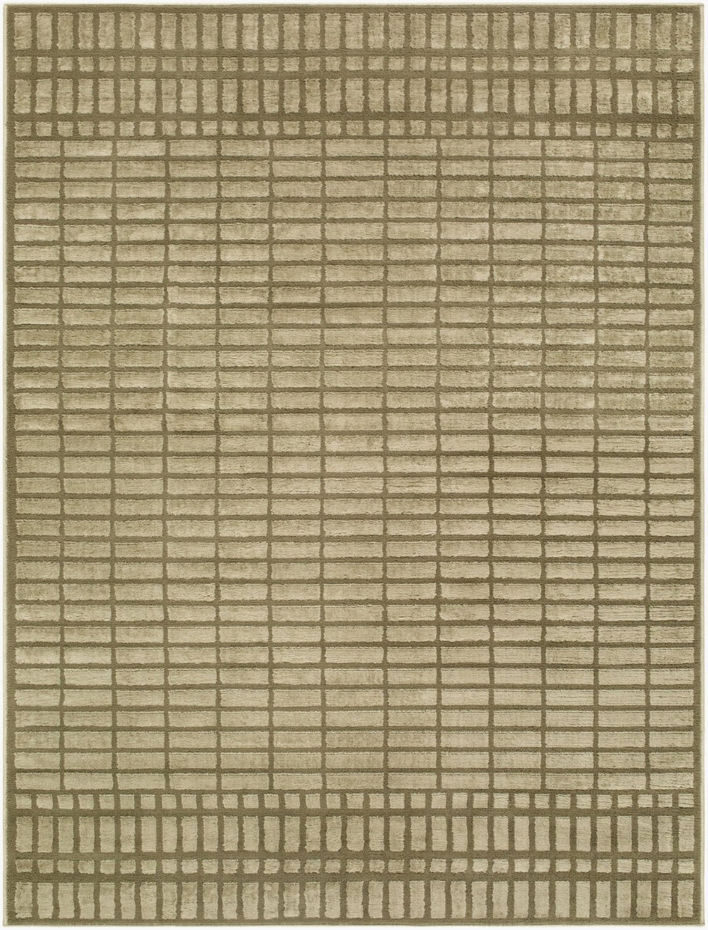 Livabliss Brugge Machine Woven Turkish Area Rug Medium Pile Polypropylene Living Room Accent Light Olive, Ol 7'10" x 10' BGG2330-71010