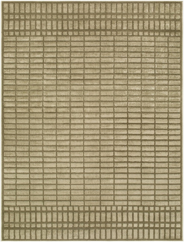 Livabliss Brugge Machine Woven Turkish Area Rug Medium Pile Polypropylene Living Room Accent Light Olive, Ol 7'10" x 10' BGG2330-71010