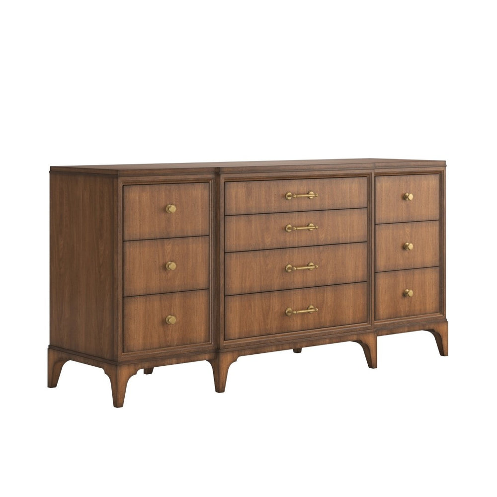 A.R.T. Furniture Harbor Dresser - Elegant Weathered Wood Storage Solution for Coastal or Farmhouse Bedroom Decor 338130-2731