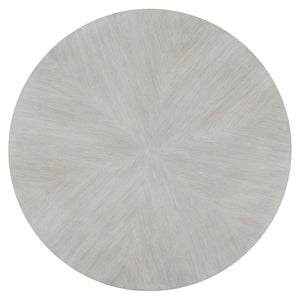 Bernhardt Bernhardt Thorne Round Cocktail Table 30" – White Oak Starburst Top, Drum Silhouette, Casters, Durable Finish 452015