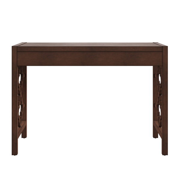 Homelegance By Top-Line Danika 2-Drawer Writing Desk Espresso MDF