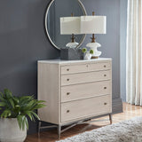 Ashby Place 4-Drawer Bachelor's Chest Natural with Reflection Gray Finish P359123 Pulaski Furniture