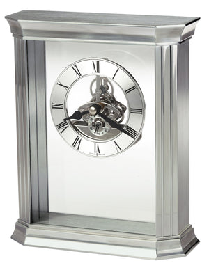 Hekman Furniture 645806 Rothbury Tabletop Clock - Elegant Silver Skeleton Dial With Roman Numerals For Timeless Style  Rothbury Tabletop Clock 645806