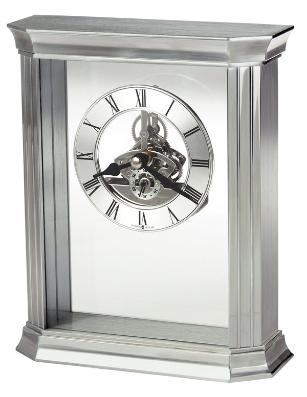 Hekman Furniture 645806 Rothbury Tabletop Clock - Elegant Silver Skeleton Dial With Roman Numerals For Timeless Style  Rothbury Tabletop Clock 645806
